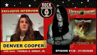 Denver Cooper - Vicious Rumors co-lead guitarist - talks upcoming tour The Devil's Asylum LP, + more