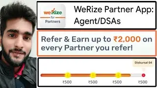 Werie partner app refer  partner and earn money| MD TALKIES