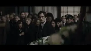 The batman Riddler crash the funeral scene clip