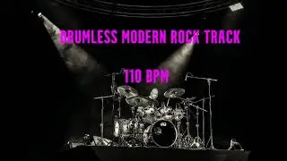 Drumless Modern Rock Backing Track 110 BPM