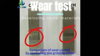 Wear resistance verification test of metal alloy raw materials for extruder parts