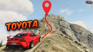 SUB&Iacute; el MONTE CHILLIAD con un TOYOTA SUPRA A90 #202 - 4K - JC69