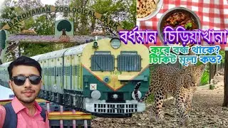 বর্ধমান চিড়িয়াখানা 🐅| Bardhaman Zoological Park | Asansol to Bardhaman Journey Vlog by Local Train