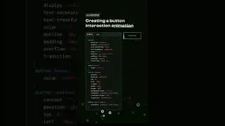 Button Animation | Creating a button interaction animation | #coding #shorts #youtubeshorts