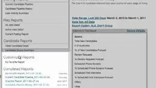 Recruitment Software with Custom Reporting Engine