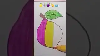 🍋➕🍇🏷️..#emojimix#setisfaying #colourdrawing #tanyadrawingcolour
