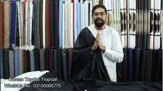 Korean Toyobo Tropical Shining Suit : Wash And Wear Suiting | Luxury Shalwar Kameez For Men