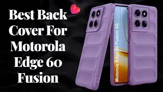 Motorola Edge 60 Fusion Best Back Cover Review 2026 🔥| Edge 60 Fusion Bubble Pattern Case Look Test