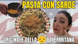 PASTA CON SARDE DELLA NONNA 🍝👵  IN AMERICA! LA RICETTA CHE MI FA TORNARE A CASA 🏡❤️!