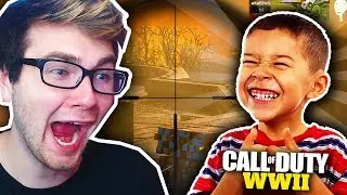FAN JOINS RED IF HE CAN BEAT ME... (COD WW2 1v1)