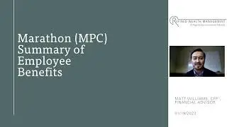 RWM: Marathon Petroleum Introduction to Employer Benefits