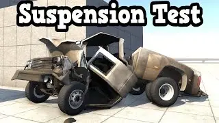 BeamNG Drive - Dually With Beam Axle Front Susp - Suspension Test + Crash