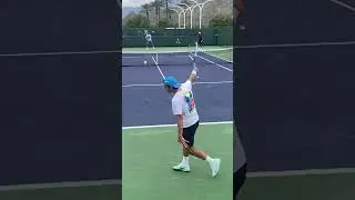 lorenzo musetti slo mo backhand #tennispassion #tenniscoaching #tennisplayer #tennistechnique
