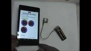 Weather Wear Station Example using RFduino and EVOthings
