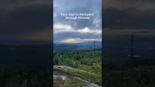 Your sign to hike in Trondheim, Norway