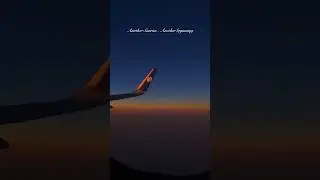 #sunrise from #plane  #morning #goodvibes #travel #flight #fly #aeroplane #clouds #motivational