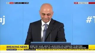 Sajid Javid launches his leadership campaign