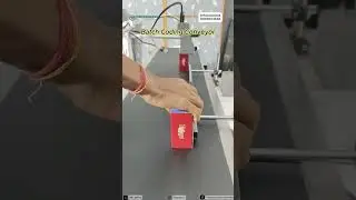 Fully automatic MRP Batch coding machine with  conveyor #tijprinter #inkjetprinter