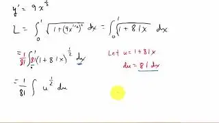 Calculus - Arc Length Example 1