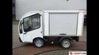 774427 GOUPIL G3-1 ELECTRIC UTILITY VEHICLE UTV BOX VAN 11-2007 WHITE
