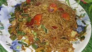 mixed vegetables with egg chowmein recipe 😋 👌 #viral #video #recipe
