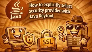 How to explicitly select security provider with Java Keytool
