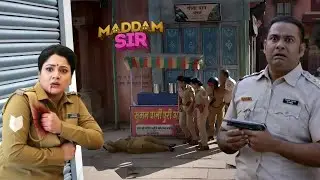 Bulbul pandey ने चलाई Pushpa पर गोली || Madam Sir || Latest Episode ||
