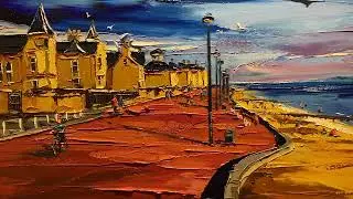 Lynn Rodgie - Portobello Promenade - Original Artwork