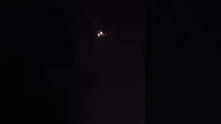 United States Air Force E-3 Sentry Night Flyover