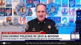 Discussing future of policing w/ new Cayuga Co. Sheriff Brian Schenck .::. Inside the FLX 12/30/18