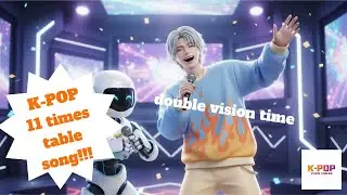 DOUBLE VISION TIME / K-POP 11 Times Table Song / Maths Songs for Kids