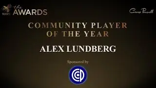 Alex Lundberg - Community Player of the Year 2016/17