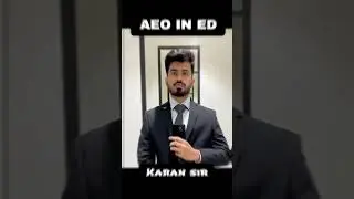 AEO IN ED । KARAN SIR CLEARED SSC CGL।SSC CGL MOTIVATION।