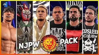 AMAZING NJPW CAWs PACK | WWE 2K22 Community Creations