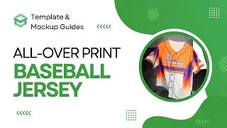 [Template & Mockup Guide] All-over Print Baseball Jersey Products #merchize #tutorial