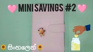 🌸 Mini Savings #2 🌸 | 🩵 සිංහලෙන් 🩵 #crazyshopper