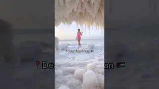 Be careful!!! Avoid putting your head in the water 😱 #bucketlist2025 #jordan #saltlake #deadsea