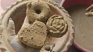 Masterpiece cotton soft mud dirt dip crumb in Claypot dusty HBD@yousraamjad5831🎉#purecement #muddirt