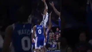 Joel Embiid Blocks Ja Morant #nba #76ers  #jamorant #stuffed #grizzlies