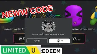Код NEWW UGC LIMITED 2024 l EZZ ROBLOX