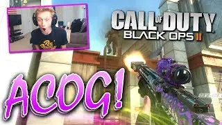 I FINALLY HIT A TRICKSHOT WITH ACOG SCOPE!! - *BO2 Trickshotting*