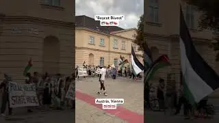 🍉🇵🇸🇦🇹Pro Palestinian Protest Austria Vienna