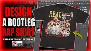 Bootleg Rap T-Shirt Design in Photoshop | Step by Step | NixGlowStudio