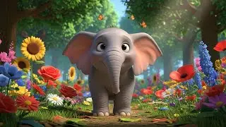 Lost in the Forest | Baby Elephant Story | Cute Kids Animation