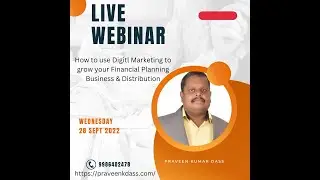How to use Digital Marketing to grow your Financial Planning Business & Distribution.