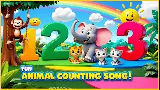 Counting 1 to 10 | Numbers Song | Witty Kiddies Kids Educational Song | Animals Counting kids song