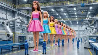 Inside a Giant Doll Factory: From Raw Plastic to Iconic Toy (Full Process)