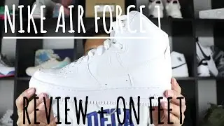 Обзор кроссовок Nike Air Force 1 Hi WHITE 07 + НА НОГАХ
