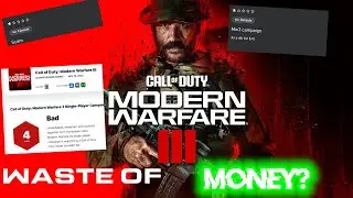 MW3 WILL BE BAD? | BAD IGN AND XBOX REVIEWS ON CAMPAIGN.