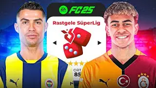 RASTGELE FUTBOLCULARLA SÜPER LİG KAPIŞMASI/FC25 KARİYER MODU